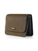 MARRONE CHIARO | Borsa URBAN TRACOLLA Small in tela rivestita OP