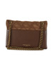MARRONE | Borsa a tracolla MINI KENSINGTON in pelle e suede