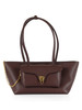 MERLOT | Borsa a spalla in pelle DOUBLE BEAT Medium