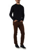 BLU SCURO | Maglia in lana e cotone EXMOOR RWS 08