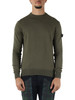 VERDE MILITARE | Maglia in lana e cotone EXMOOR RWS 08