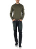 VERDE MILITARE | Maglia in lana e cotone EXMOOR RWS 08