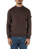 MARRONE | Maglia in lana e cotone EXMOOR RWS 08