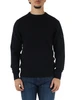 BLU SCURO | Maglia in lana e yak GEDIZ 02