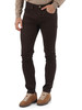 marrone scuro | Pantaloni cinque tasche JOHN Slim fit in twill