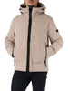BEIGE | Giacca con cappuccio LOGE SRTR GRS 02