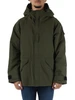 VERDE SCURO | Giacca in tessuto spalmato LATITUDE SHORT PARKA