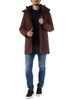 MARRONE | Piumino con cappuccio KRUGER TJ GRS 02