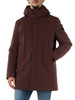 MARRONE | Piumino con cappuccio KRUGER TJ GRS 02
