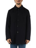 BLU SCURO | Cappotto in tessuto tecnico SUZUKA PAG