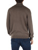 TORTORA | Maglia mezza zip in misto cotone e lana vergine
