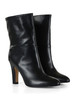 NERO | Stivaletto in pelle con tacco