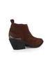 MARRONE | Stivaletto texano in suede AUSTIN 04