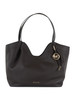 marrone scuro | Borsa tote in pelle martellata NOLITE Large