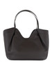 marrone scuro | Borsa tote in pelle martellata NOLITE Large