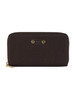 MARRONE | Portafoglio Medium Zip Around in tessuto OP