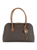 MARRONE | Borsa a spalla stampa logo SHAYE Large