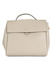 BEIGE | Borsa modello cartella in pelle martellata CLIO