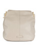 BEIGE | Borsa a spalla in pelle martellata LEILA