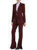 BORDEAUX | Tailleur pantalone ESSENTIALS in tessuto stretch