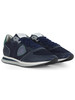 BLU SCURO | Sneakers in pelle e tessuto TRPX