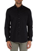 NERO | Camicia slim fit in cotone stretch