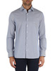 BLU | Camicia slim fit Easy Carre in cotone