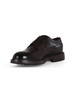 MARRONE | Stringate brogue coda di rondine in pelle 