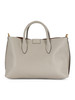 BEIGE | Borsa a mano in pelle martellata ARETHA
