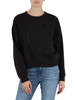 NERO | Felpa in misto cotone con ricamo logo frontale NERO | Felpa in misto cotone con ricamo logo frontale