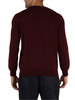 BORDEAUX | Maglia girocollo regular fit in misto lana