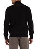 NERO | Giacca cardigan in misto lana vergine con pannelli a contrasto NERO | Giacca cardigan in misto lana vergine con pannelli a contrasto