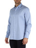 BLU CHIARO | Camicia slim fit in cotone stretch