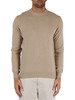 BEIGE | Maglia girocollo in cashmere BEIGE | Maglia girocollo in cashmere