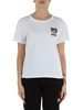 BIANCO | T-shirt in cotone con stampa logo frontale BIANCO | T-shirt in cotone con stampa logo frontale