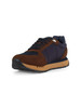 MARRONE | Sneakers in tessuto ed ecopelle con patch logo MARRONE | Sneakers in tessuto ed ecopelle con patch logo