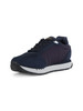 BLU SCURO | Sneakers in tessuto ed ecopelle con patch logo BLU SCURO | Sneakers in tessuto ed ecopelle con patch logo