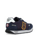 BLU SCURO | Sneakers in tessuto ed ecopelle con patch logo BLU SCURO | Sneakers in tessuto ed ecopelle con patch logo