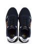 BLU SCURO | Sneakers in tessuto ed ecopelle con patch logo BLU SCURO | Sneakers in tessuto ed ecopelle con patch logo