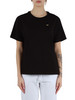 NERO | T-shirt in cotone stretch con placca logo NERO | T-shirt in cotone stretch con placca logo