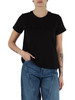 NERO | T-shirt in cotone con scritta logo frontale NERO | T-shirt in cotone con scritta logo frontale