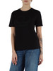 NERO | T-shirt in cotone con ricamo logo frontale NERO | T-shirt in cotone con ricamo logo frontale