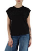 NERO | T-shirt in cotone con inserti in pizzo e rete NERO | T-shirt in cotone con inserti in pizzo e rete