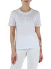 BIANCO | T-shirt in cotone con ricamo logo frontale BIANCO | T-shirt in cotone con ricamo logo frontale
