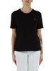 NERO | T-shirt in cotone con placca logo frontale NERO | T-shirt in cotone con placca logo frontale