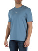 BLU CHIARO | T-shirt relaxed fit in cotone stretch BLU CHIARO | T-shirt relaxed fit in cotone stretch