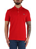 ROSSO | Polo Slim Fit in cotone piquet con patch logo ROSSO | Polo Slim Fit in cotone piquet con patch logo