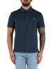 BLU | Polo Slim Fit in cotone piquet con patch logo BLU | Polo Slim Fit in cotone piquet con patch logo