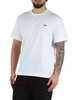 BIANCO | T-shirt Classic Fit in cotone con patch logo BIANCO | T-shirt Classic Fit in cotone con patch logo