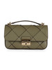 VERDE | Borsa a spalla in pelle TRIBECA Small